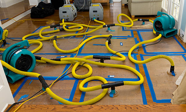 Water damage restoration process in ME